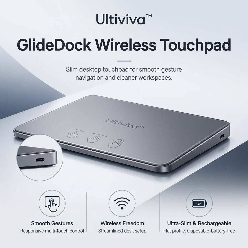 Ultiviva™ GlideDock Wireless Touchpad