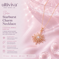 Ultiviva™ Elara Starburst Charm Necklace