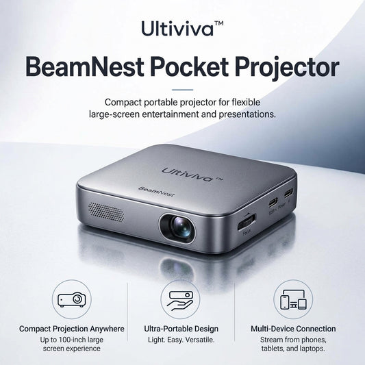 Ultiviva™ BeamNest Pocket Projector