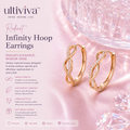 Ultiviva™ Radiant Infinity Hoop Earrings