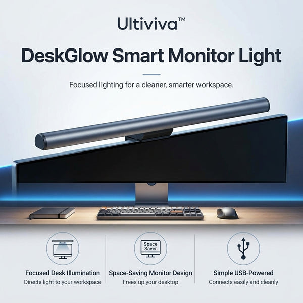 Ultiviva™ DeskGlow Smart Monitor Light